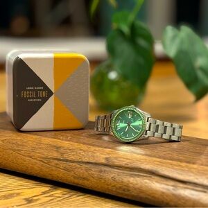 Fossil
Boyfriend Green/Steel Ø39 mm
